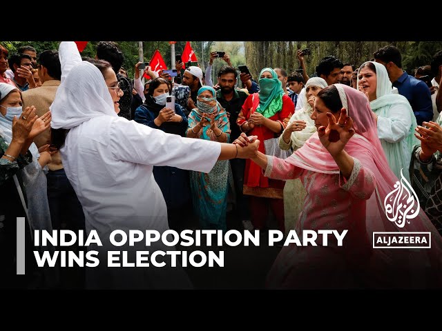 ⁣Party opposed to India’s stripping of Kashmir’s autonomy wins election