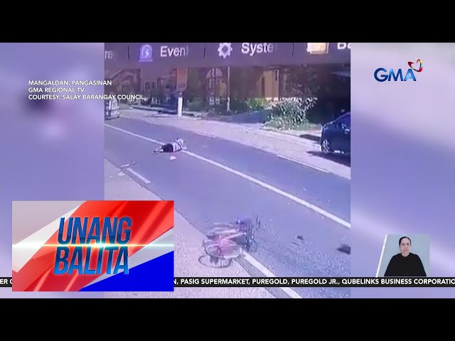 ⁣Huli-cam – Salpukan ng bisikleta at motorsiklo sa Barangay Salay sa Mangaldan,... | Unang Balita