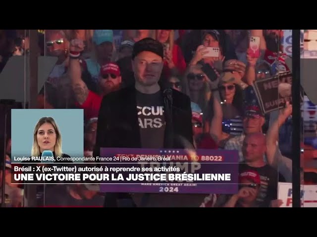 ⁣X réautorisé au Brésil : "une victoire de la démocratie" • FRANCE 24