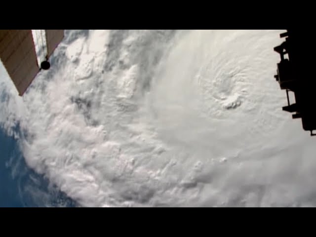 ⁣NASA shares time-lapse video of Hurricane Milton from space