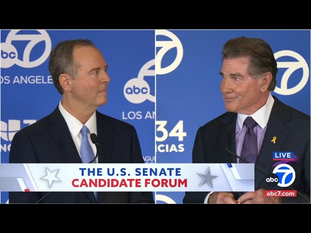 ⁣Steve Garvey confronts Adam Schiff about '3rd base' comment