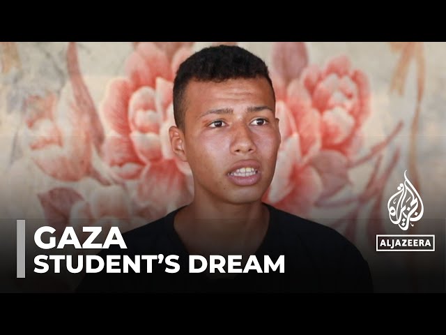 ⁣Gaza student’s dream of studying abroad shattered by war, urges global support to end conflict