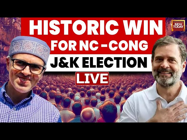 ⁣LIVE: Rajdeep Sardesai Decods Jammu & Kashmir Poll Results | NC-Cong Sweeps Jammu-Kashmir Electi