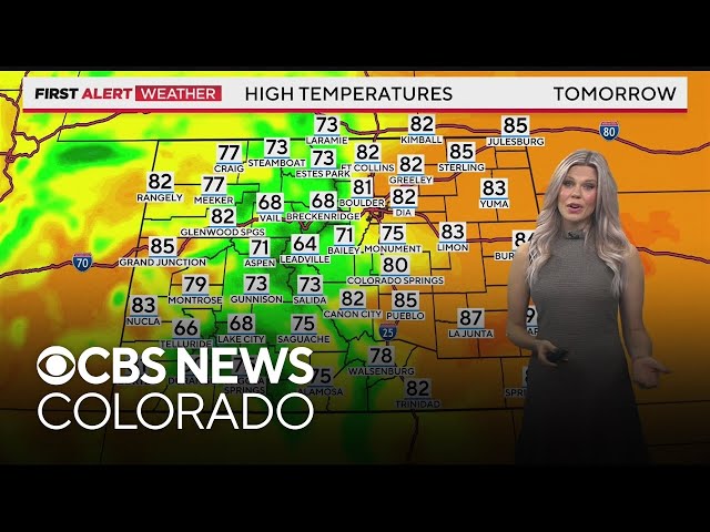 ⁣Temperatures stay well above normal for Colorado this week