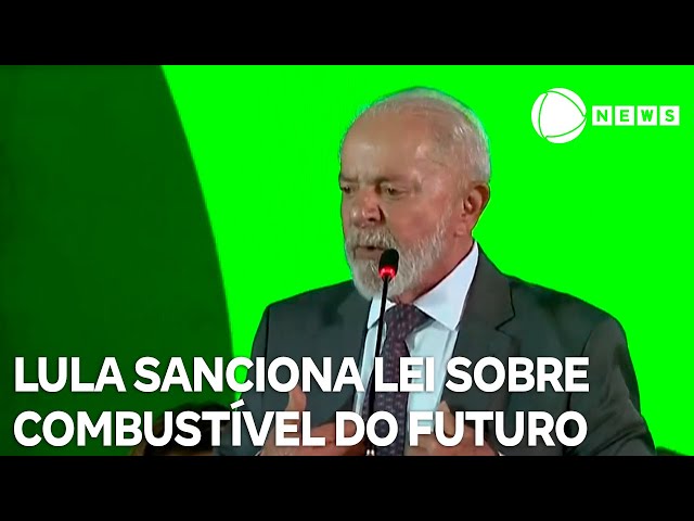 ⁣Presidente Lula sanciona lei sobre combustível do futuro