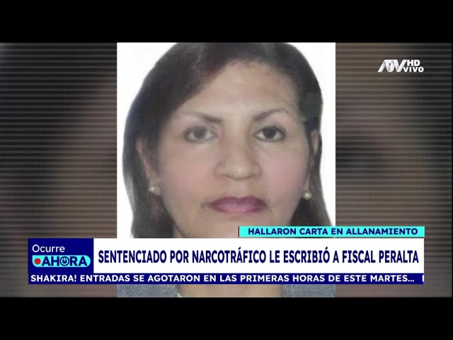 ⁣Elizabeth Peralta: encontraron carta de sentenciado por narcotráfico durante allanamiento