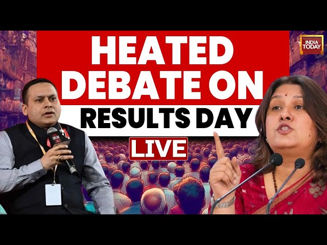 ⁣India Today LIVE: Amit Malviya Vs Supriya Shrinate | Haryana Election Results | Rajdeep Sardesai