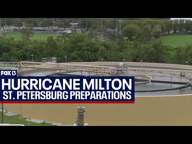 ⁣Hurricane Milton: Final preparations underway in St. Pete