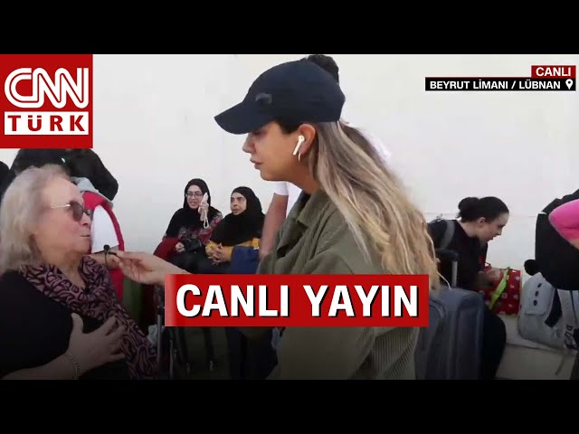 ⁣Lübnan'daki Türkler Ülkeden Ayrılıyor! CNN TÜRK Lübnan'da #CANLI