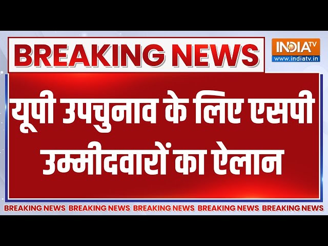 ⁣Big Breaking News : यूपी उपचुनाव के लिए एसपी उम्मीदवारों का ऐलान | UP BY Election News Update