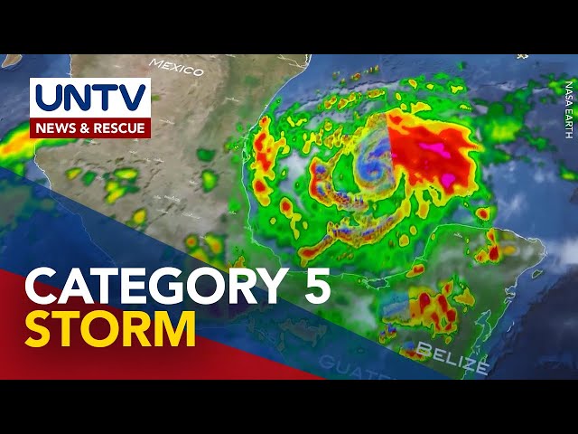 ⁣Hurricane Milton, isa nang Category 5 storm