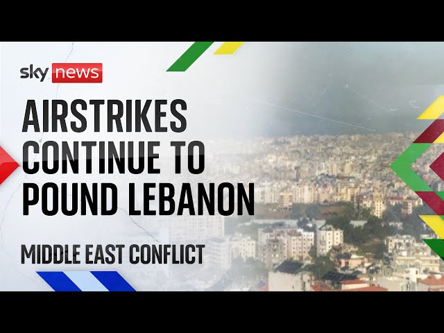 ⁣Watch live: Israeli airstrike kills two successors to Hezbollah's assassinated leader, says Isr