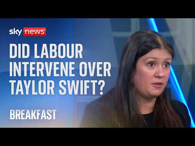 ⁣Taylor Swift: Did Labour intervene to provide blue-light escort for star?