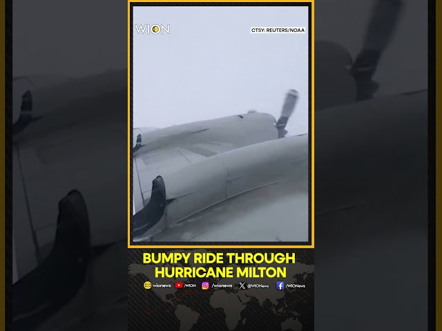 ⁣“Hurricane Hunters” from NOAA Faced Violent Turbulence As They Flew Through Hurricane Milton