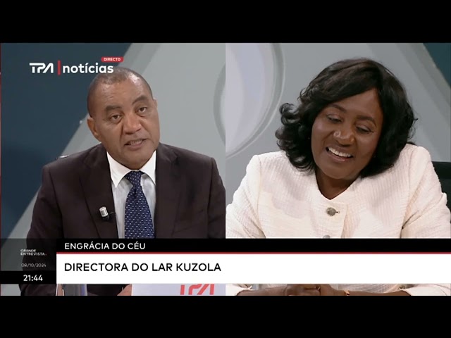 ⁣Grande Entrevista - Engrácia do Céu "Directora do Lar Kuzola" - 08 10 2024