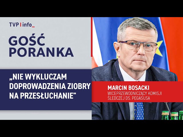 Marcin Bosacki: nie wykluczam doprowadzenia Ziobry na przesłuchanie przed komisją | GOŚĆ PORANKA