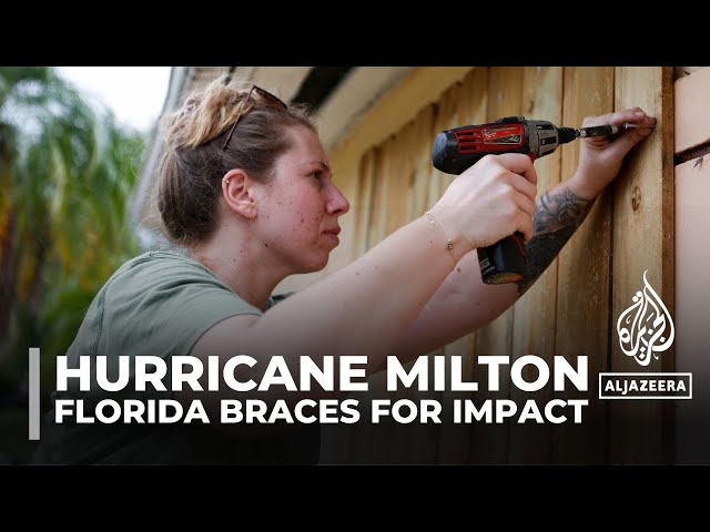 ⁣Florida coast facing historic flood threat from Hurricane Milton