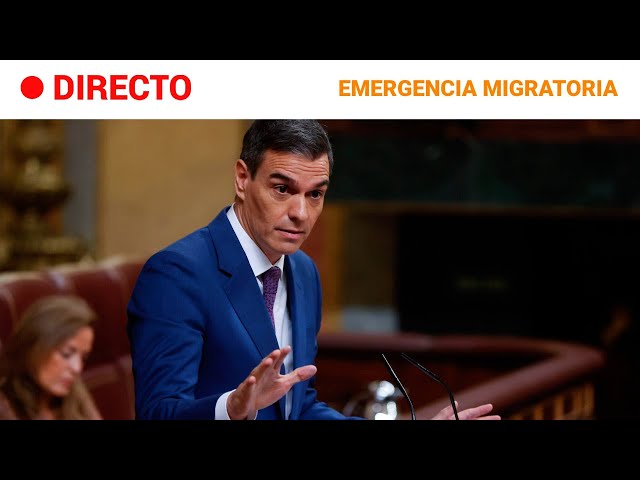 ⁣CONGRESO  EN DIRECTO:  COMPARECENCIA de PEDRO SÁNCHEZ sobre MIGRACIÓN a petición del PP | RTVE