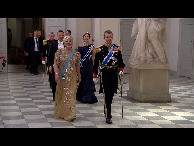 ⁣Diner royal au palais Christiansborg