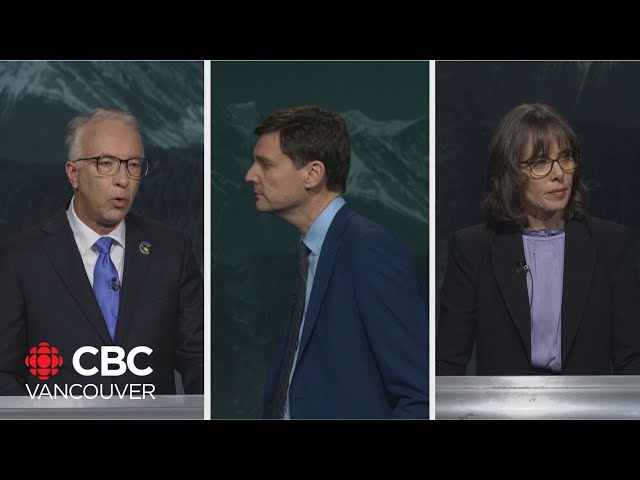 ⁣B.C. party leaders trade jabs at televised debate