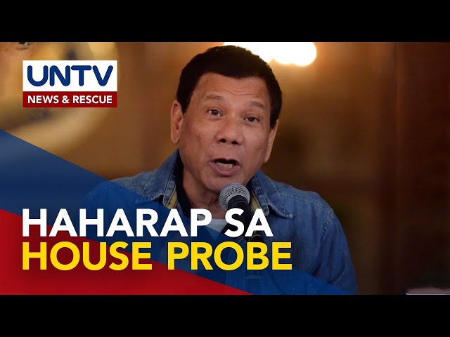 ⁣Ex-Pres. Duterte, bibigyan ng sapat na respeto kung haharap sa pagdinig sa umano’y EJKs - Quadcomm