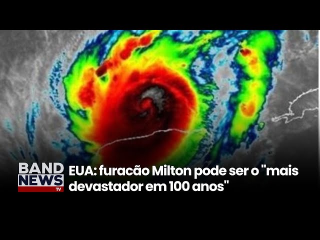 ⁣Brasileiro conta que deixou casa na Flórida por risco de furacão | BandNews TV