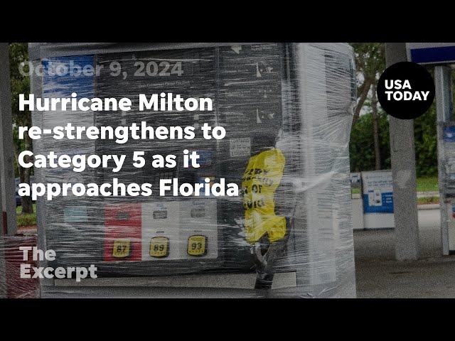 ⁣Hurricane Milton re-strengthens to Category 5 as it approaches Florida | The Excerpt