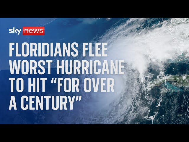 ⁣Watch live: Florida prepares for what could be the worst storm to hit the state "for over a cen