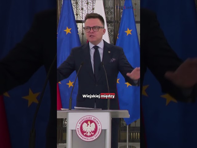 ⁣Hołownia: ludzie czekają na sprawiedliwość, jak kiedyś po mięso #polityka #polska #news #shorts