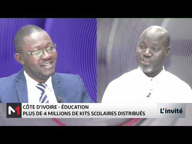 ⁣Côte d’Ivoire : Plus de 4 Millions de Kits scolaires distribués, le point avec Coulibaly Doyéré