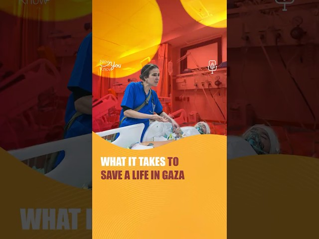 ⁣What it takes to save a life in Gaza #NowYouKnow #Shorts #Podcast