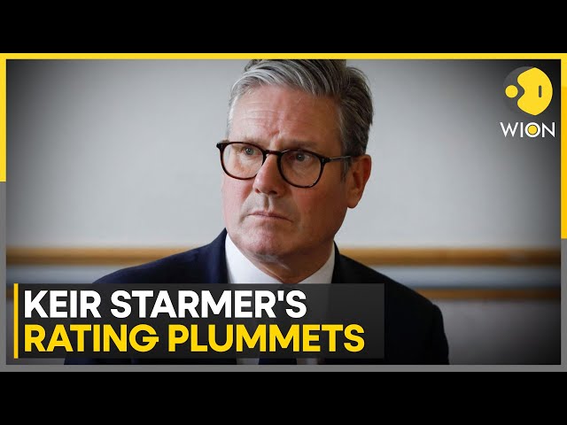 ⁣UK: Poll Shows Keir Starmer Now More Unpopular Than Nigel Farage | World News | WION