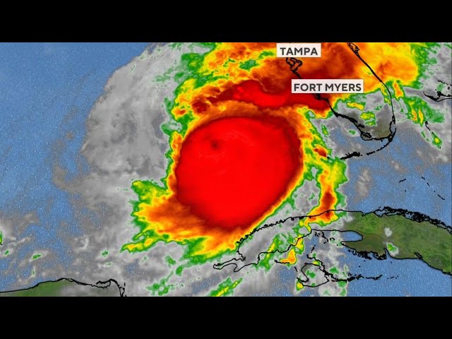 ⁣Latest details on Hurricane Milton with landfall expected overnight in Florida