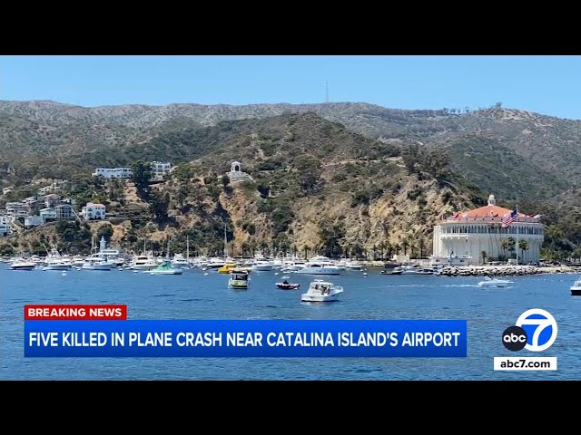 ⁣5 killed after plane crashes on Catalina Island