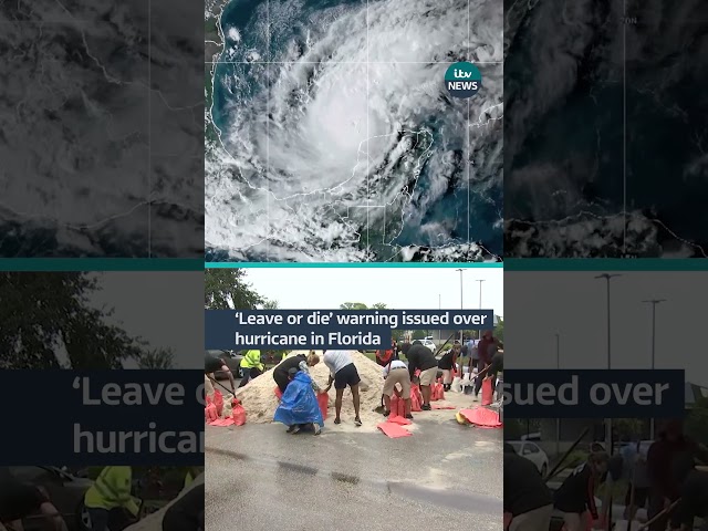 ⁣'Leave or die' warning issued over hurricane in Florida | ITV News