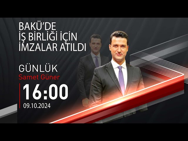 ⁣ #CANLI | Samet Güner ile Günlük | 9 Ekim 2024 | HABER #CNNTÜRK