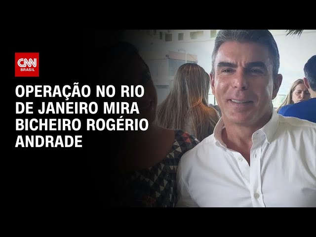 ⁣Operação no Rio de Janeiro mira bicheiro Rogério Andrade | LIVE CNN