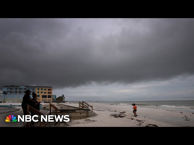 ⁣Millions flee Florida before Hurricane Milton makes landfall