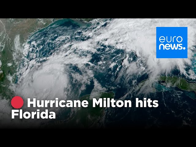 ⁣ LIVE - Hurricane Milton hits Florida Following Helene's Passage | euronews 