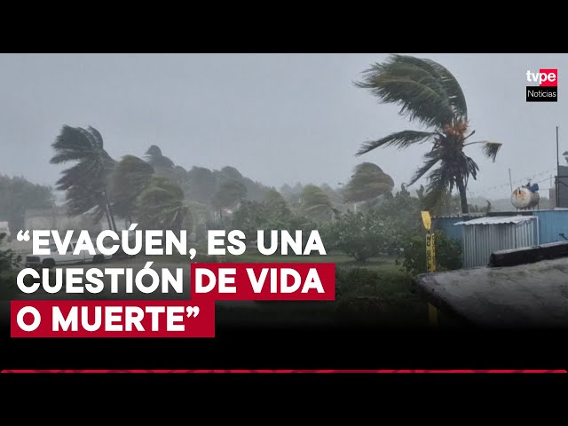 ⁣Huracán Milton: Joe Biden exhorta a habitantes de Florida a evacuar cuanto antes