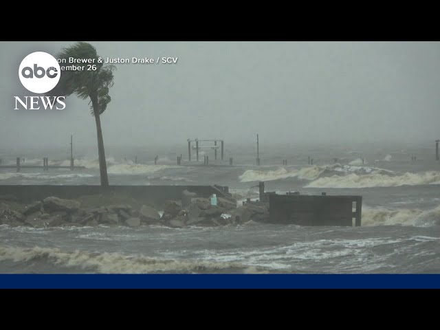 ⁣Potential dangers of Hurricane Milton’s storm surge