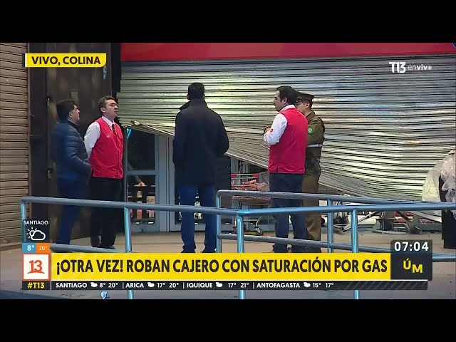 ⁣Intentan robar cajero en supermercado: utilizaron método de saturación por gas