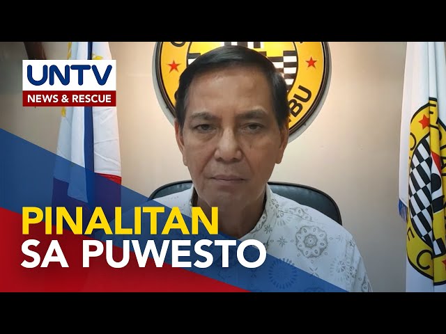 ⁣Cebu City Mayor Mike Rama, pinalitan sa puwesto kaugnay ng isyu sa nepotismo at grave misconduct