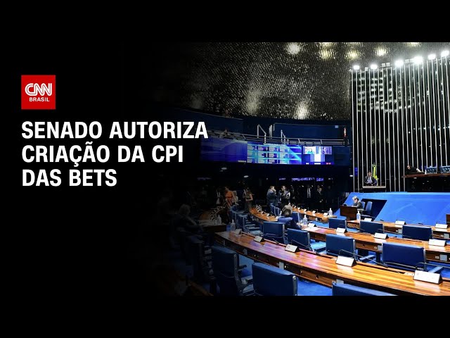 ⁣Senado autoriza criação da CPI das Bets | LIVE CNN