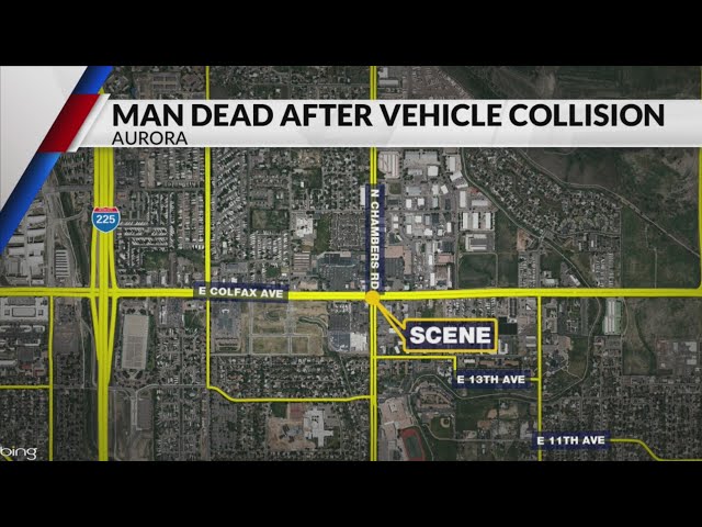 ⁣Man killed while crossing street in Aurora