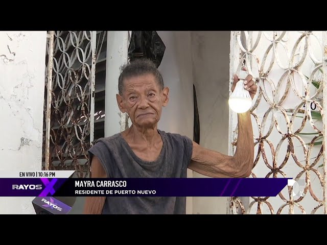 ⁣Enfermera retirada suplica para que le reinstalen la luz en su casa