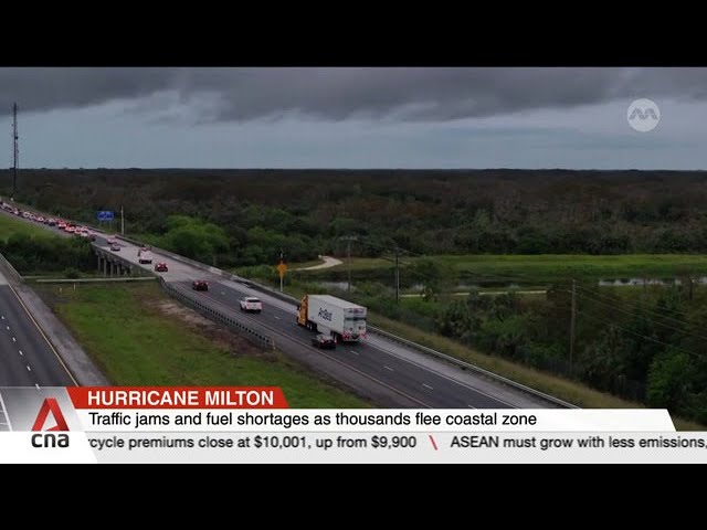 ⁣US state of Florida prepares for massive Hurricane Milton