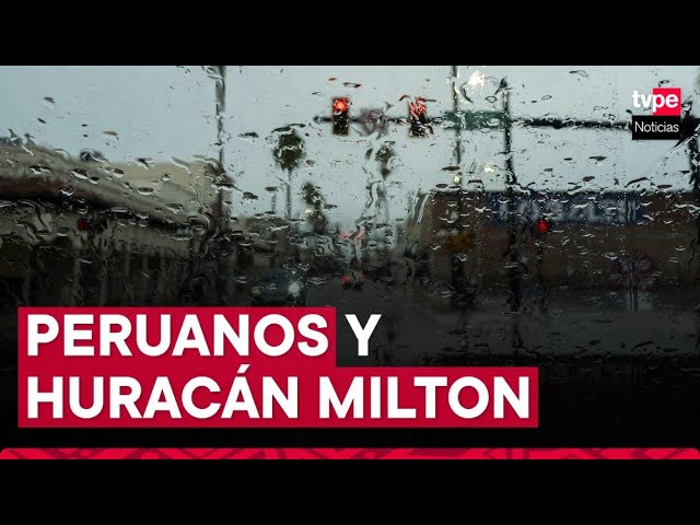 ⁣Milton: al menos 15 000 peruanos viven en zonas donde impactará el huracán