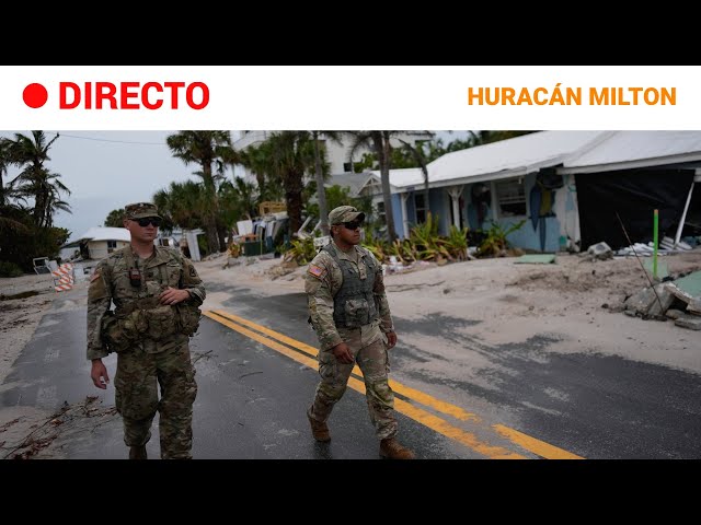 ⁣MILTON  EN DIRECTO: El PODEROSO HURACÁN llega a la COSTA OESTE de FLORIDA | RTVE Noticias