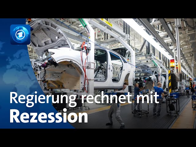 ⁣Konjunkturprognose: Regierung rechnet auch 2024 mit Rezession